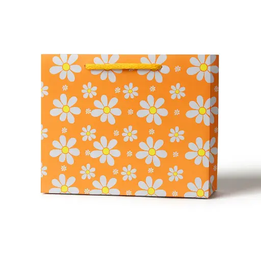 [H3013000000] H30 13 (2"x7"x5") Orange Gift Bag | Perfect for  Birthday, Everyday Gifting, Wedding, Corporate, Special Occasion Gifting