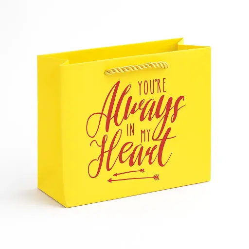 [H3017000000] H30 17 (2"x7"x5") Yellow Gift Bag | Perfect for  Anniversary, Special Occasion Gifting, Mothers Day, Valentine's Day