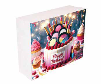 [B3558000000] B35 58 (11"x14"x4") White Gift Box | Birthday Gift Box  | Gift for Girls | Makeup Lovers Gift Box | Birthday Celebrations Gift Box 