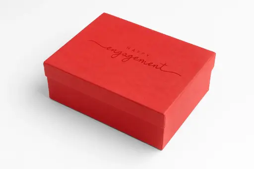 [B3598000000] B35 98 (11"x14"x4") Red Gift Box | Romantic Gift Box | Engagement Gift Box | Wedding Gift Box