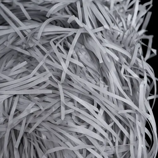 [SP01003GREY]  SP01 Gray Fine-Cut Shredded Paper | Decorative Void Filler for Hampers, Baskets & Gift Boxes