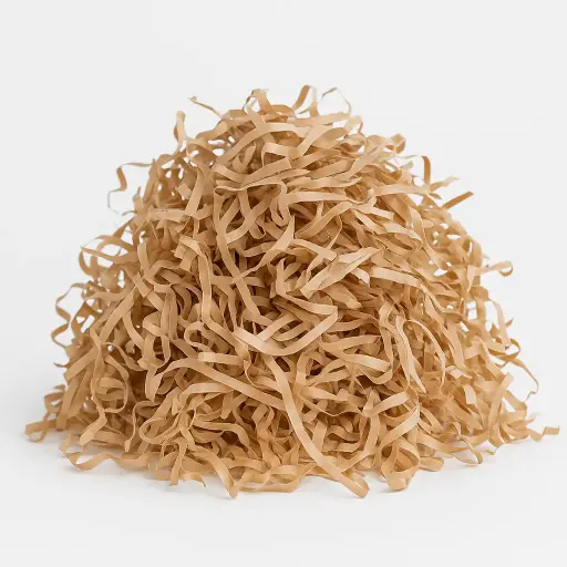 [SP01LGOLD00]  SP01 Light Gold Fine-Cut Shredded Paper | Decorative Void Filler for Hampers, Baskets & Gift Boxes