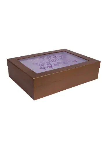 [B3650000000] B36 50 (12"x16"x4" Inches) Brown Window Display Gift Box | Engagement Gift Box