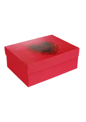 [B0908000000] B09 08 (6.5"x8.5"x3.5") Red Gift Box | Romantic Gift Box | Wedding Gift Box | Couple Gift Box 