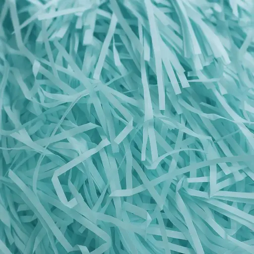 [SP01017FIR2]  SP01 FZ  Light Turquoise Fine-Cut Shredded Paper | Decorative Void Filler for Hampers, Baskets & Gift Boxes