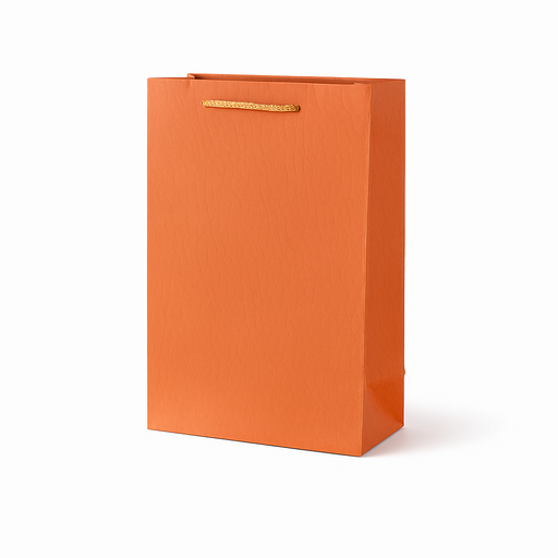 [H2729000000] H27 29 (3.5"x7"x11") Orange Gift Bag | Perfect for  Wedding, Birthday, Corporate, Special Occasion Gifting