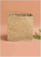 [H0419000000] H04 19 (8"x8"x8") Kraft Gift Bag | Perfect for Medium Items, Books, Accessories, Cosmetic Sets, Small Planters and Thoughtful Gifts