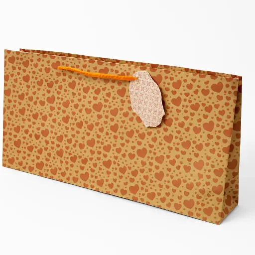 [H0902000000] H09 02 (9.5"x17"x7") Kraft Gift Bag | Perfect for Apparel, Gift Sets, Wedding Favors, and Presentation Packaging  