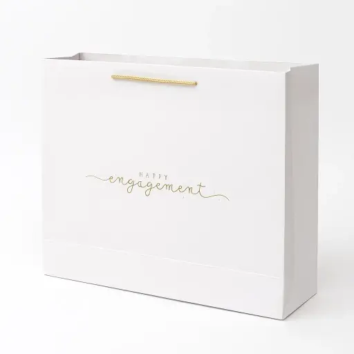 [H2821000000] H28 21 (5"x17.5"x13") White Gift Bag | Perfect for  Engagement, Special Occasion Gifting