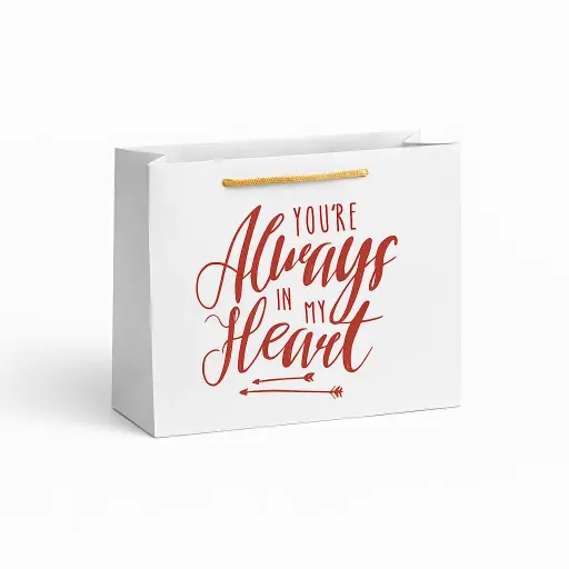 [H3018000000] H30 18 (2"x7"x5") White Gift Bag | Perfect for  Anniversary, Special Occasion Gifting, Mothers Day, Valentine's Day