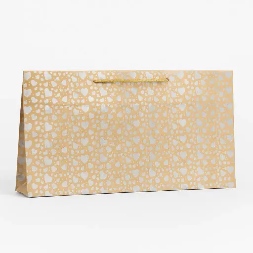 [H0904000000] H09 04 (9.5"x17"x7") Kraft Gift Bag | Perfect for Apparel, Gift Sets, Wedding Favors, and Presentation Packaging  