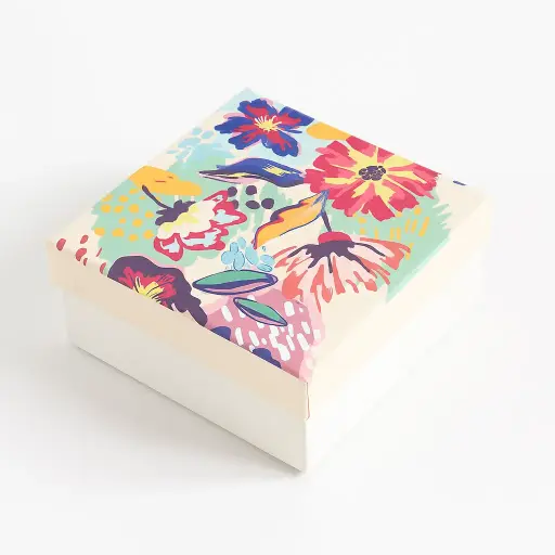 [B0519000000] B05 19 (5.5"x5.5"x2.5") White Gift Box | Birthday Gift Box | Wedding Gift Box | Favor Box | Eid Gift Box