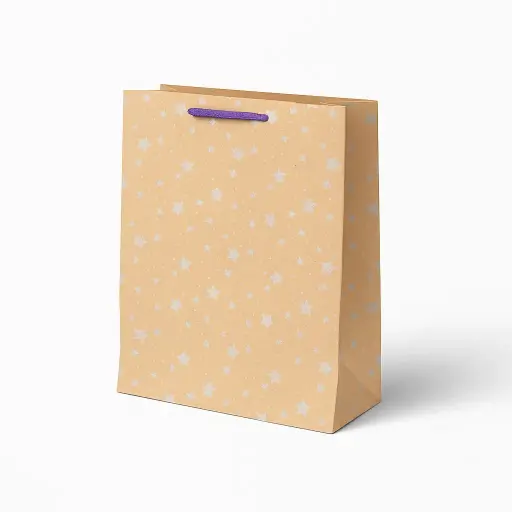 [H1014000000] H10 14 (3.5"x7"x9") Kraft Gift Bag | Perfect for Small Items, Apparel, Cosmetics, and Souvenirs