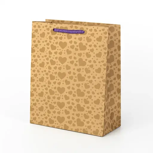 [H1102000000] H11 02 (4"x9"x7") Kraft Gift Bag | Versatile for Birthdays, Weddings, Anniversaries, Corporate Events, Retail Packaging, Special Occasions 