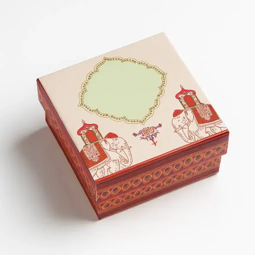 [B0203000000] B02 03 (3"x3"x2") Pink Gift Box | Birthday Gift Box | Wedding Gift Box | Favor Box | Eid Gift Box