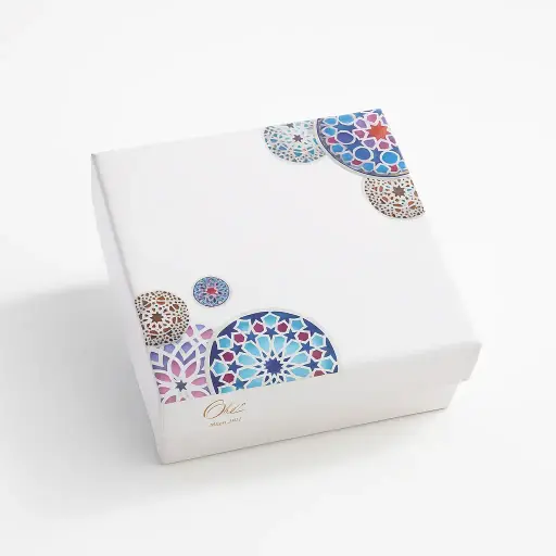 [B0301000000] B03 01 (3.5"x3.5"x1.5") White Gift Box | Eid Gift Box | Wedding Gift Box | Birthday Gift Box 
