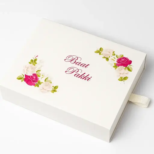 [B1703000000] B17 03 White Gift Box | Sweet Gift Box for 1/2kg