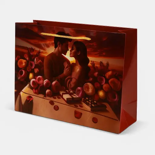 [H2901000000] H29 10 (3.5"x10.5"x7") Romantic Gift Bag | Perfect for  Wedding, Engagement, Anniversary, Special Occasion Gifting, Valentine's Day