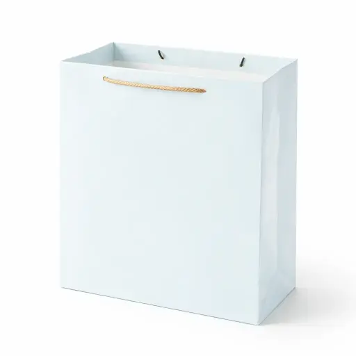 [H0213BLUE00] H02 13 (5"x5"x6") Blue Plain Gift Bag | Perfect for Jewelry, Small Accessories, Favors, and Miniature Gifts