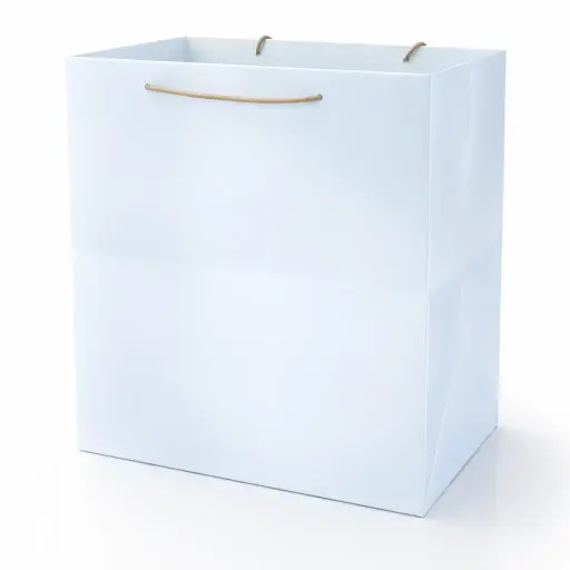 [H0604BLUE00] H06 04 (9"x9"x8.5") Blue Plain Gift Bag | Perfect for Medium-Sized Items, Books, Small Apparel, Sweets, Cosmetic Sets, and Special Event Giveaways