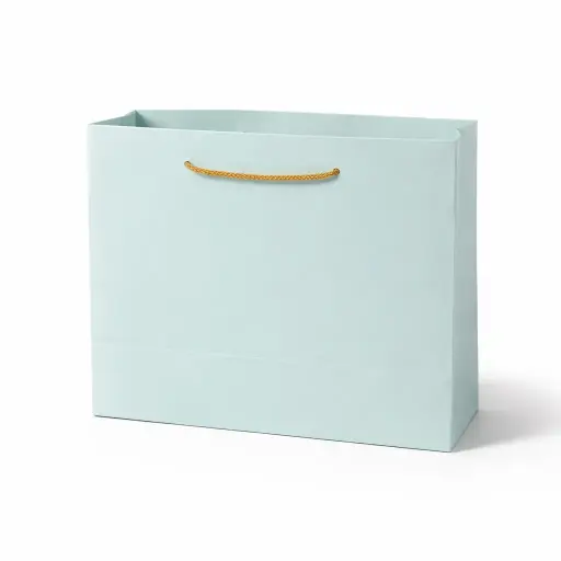 [H0322BLUE00] H03 22 (5.5"x7.5"x7.5") Plain Blue Gift Bag | Perfect for Birthday Gifts, Party Favors, Small Retail Items, Promotional Giveaways and Everyday Use