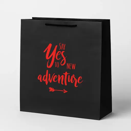 [H3108000000] H31 08 (4"x14"x13") Black Gift Bag | Perfect for  Wedding, Graduation, New Beginnings, Special Occasion Gifting