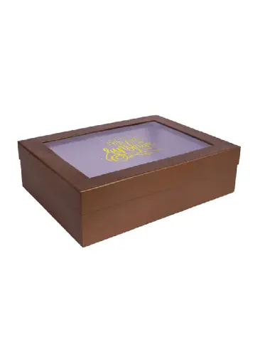 [B3623000000] B36 23 (12"x16"x4" Inches) Brown Window Display Gift Box | Birthday Gift Box | Anniversary Gift Box | Mother's Day Gift Box