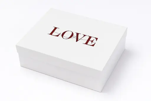 [B3509000000] B35 09 (11"x14"x4")  White Gift Box | Romantic Gift Box | Gift Box For Him | Valentine's Day Gift Box | Anniversary Gift Box | Wedding Gift Box | Engagement Gift Box 