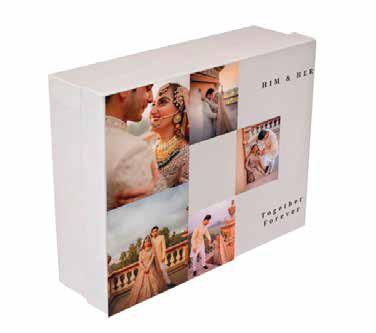 [B3540000000] B35 40 (11"x14"x4") Cream Gift Box | Wedding Gift Box | Romantic Gift Box | Anniversary Gift Box | Engagement Gifts | Couple Gifts