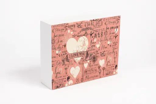 [B3547000000] B35 47 (11"x14"x4") Pink Gift Box | Romantic Gift Box | Gift Box For Her | Valentine's Day Gift Box | Anniversary Gift Box | Couples' Gift Box 