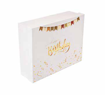 [B3567000000] B35 67 (11"x14"x4") White Gift Box | Festive Celebrations Gift Box | Corporate Gifting Packages | Birthday Gift Boxes 