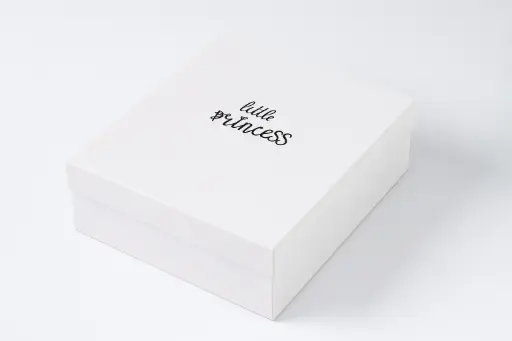 [B3571000000] B35 71 (11"x14"x4") White Gift Box | Baby Girl Gift Box | Gender Reveal Gifts | Baby Shower Gift Box 