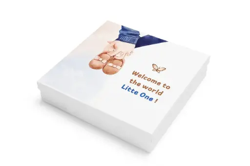 [B2318000000] B23 18 (12"x12."x2.5") Baby Gift Box | Premium Presentation Box | Keepsake Box | Newborn Babies Gifts | Baby Shower Gift Box | Baby Gifting 