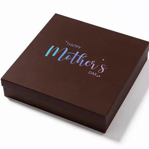 [B2348000000] B23 48 (12"x12."x2.5") Brown Gift Box | Special Occasion Gift Box | Mothers Day Gift Box | Sentimental Gift Box | Surprise Gift Box