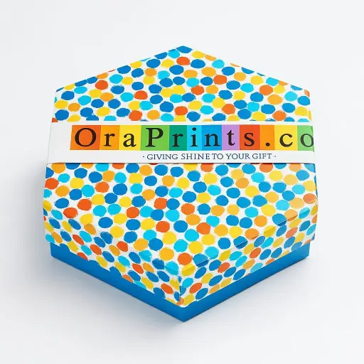 [B2602000000] B26 02 (11.5"x13"x3") Blue Gift Box | Eid Gift Box | Wedding Gift Box | Birthday Gift Box 