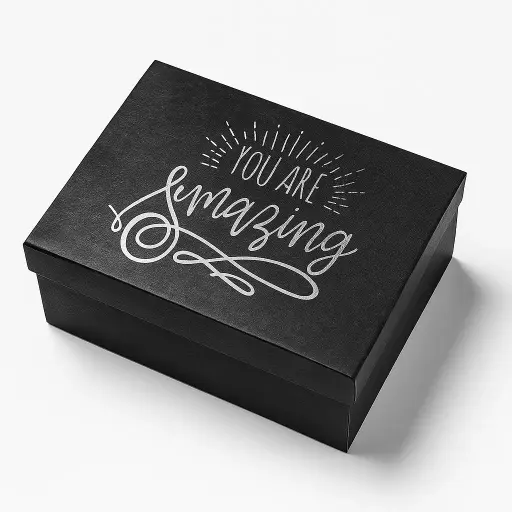 [B1051000000] B10 51 (7.5"x9.5"x4") Black Gift Box | Birthday Gift Box | Wedding Gift Box | Appreciation Gift Box