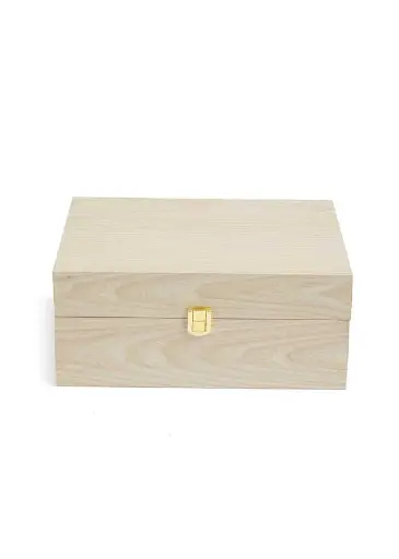 [B1004000000] B10 04 (7.5"x9.5"x4") Light Wood Gift Box | Birthday Gift Box | Wedding Gift Box | Corporate Gift Box | Eid Gift Box