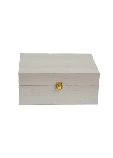 [B1005000000] B10 05 (7.5"x9.5"x4") Bleached Wood Grain Gift Box | Birthday Gift Box | Wedding Gift Box | Corporate Gift Box | Eid Gift Box