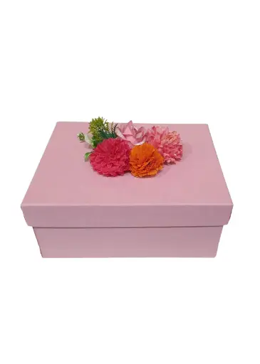 [B1008000000] B10 08 (7.5"x9.5"x4") Blush Pink Gift Box | Birthday Gift Box | Wedding Gift Box | Corporate Gift Box | Eid Gift Box