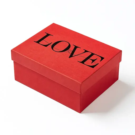 [B1048000000] B10 48 (7.5"x9.5"x4") Red Gift Box | Romantic Gift Box | Valentine Gift Box | Couple Gift Box | Anniversary Gift Box