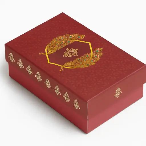 [B0706000000] B07 06 (4"x6"x2") Red Gift Box | Birthday Gift Box | Wedding Gift Box | Eid Gift Box