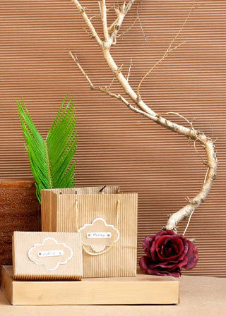 [B0721000000] B07 21 (4"x6"x2") Brown Gift Box | Birthday Gift Box | Wedding Gift Box | Eid Gift Box