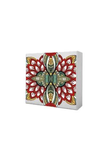 [B3304000000] B33 04 (8.5"x8.5"x2") White Gift Box | Eid Gift Box | Wedding Gift Box | Cultural Gift Box