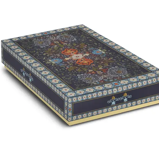 [B1801000000] B18 01 (8"x12"x2.5") Blue Gift Box | Hajj Gift Box | Eid Gift Box | Wedding Gift Box | Birthday Gift Box