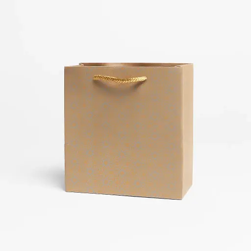 [H0209000000] H02 09 (5"x5"x6") Kraft Brown Gift Bag | Perfect for Jewelry, Small Accessories, Favors, and Miniature Gifts