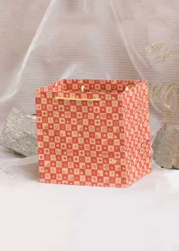 [H0305000000] H03 05 (5.5"x7.5"x7.5") Kraft Gift Bag | Perfect for Birthday Gifts, Party Favors, Small Retail Items, Promotional Giveaways and Everyday Use