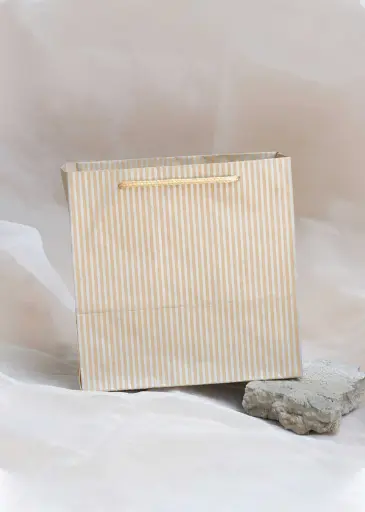 [H0311000000] H03 11 (5.5"x7.5"x7.5") Kraft Gift Bag | Perfect for Birthday Gifts, Party Favors, Small Retail Items, Promotional Giveaways and Everyday Use